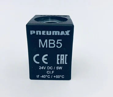 BOBINA PNEUMAX MB5 | CORRENTE CONTINUA 24V (3.5W)